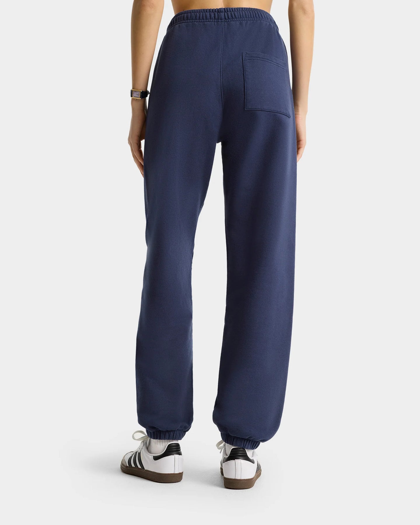 Vendome Embroidered Sweatpant - Dark Navy