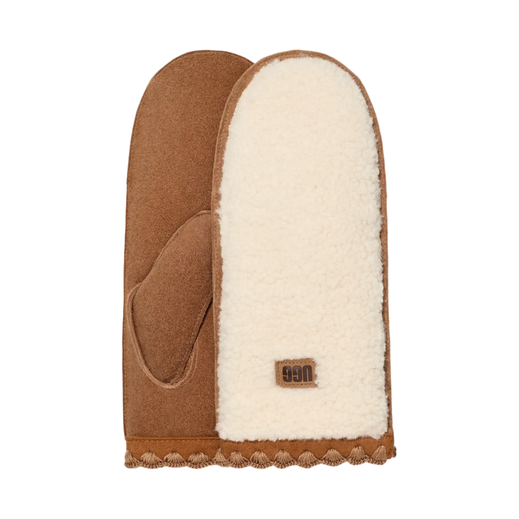 W UGGfluff Scalloped Mitten - Nimbus
