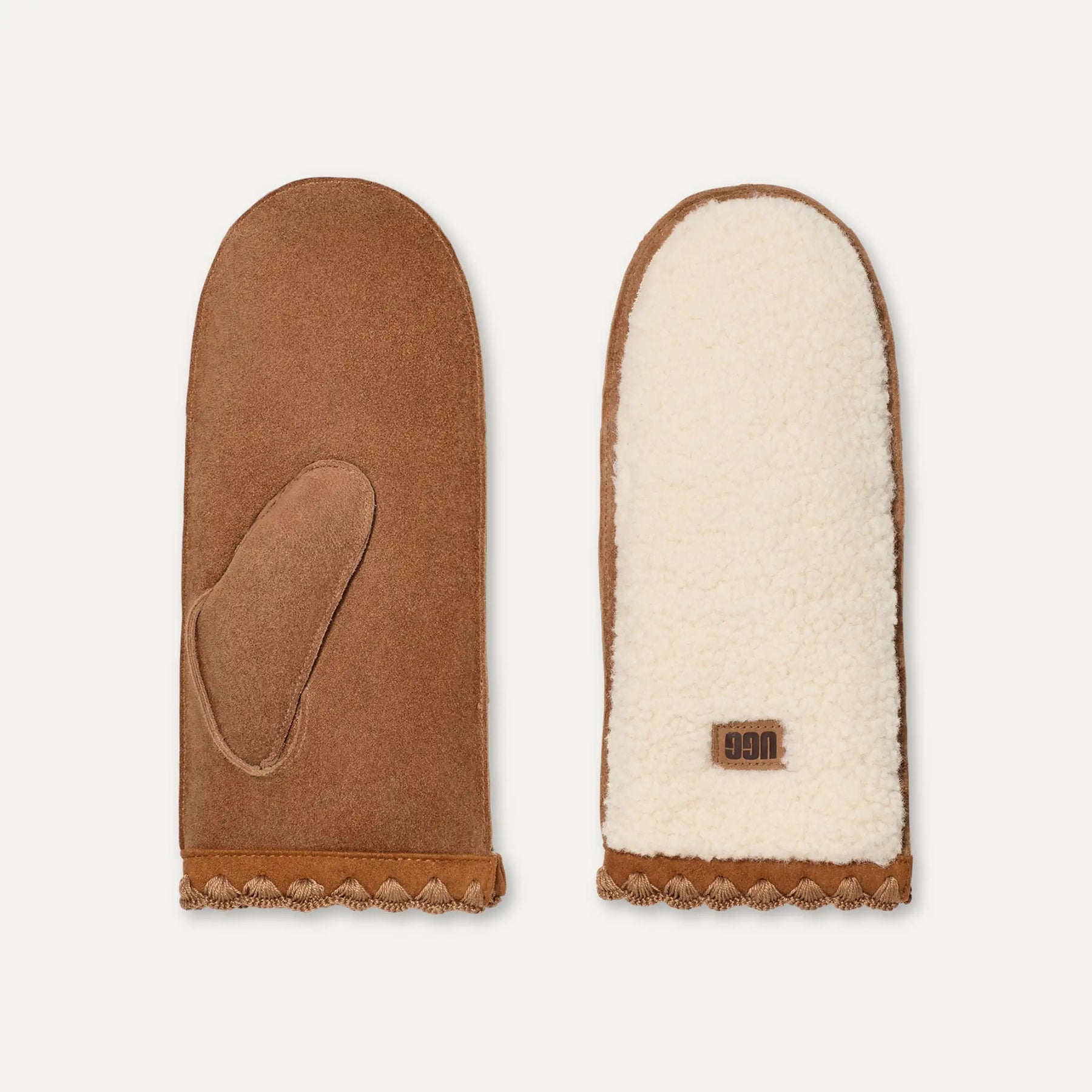 W UGGfluff Scalloped Mitten - Nimbus