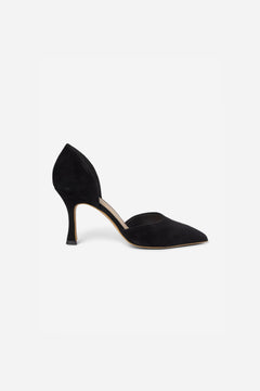 Java Pumps - Black Suede