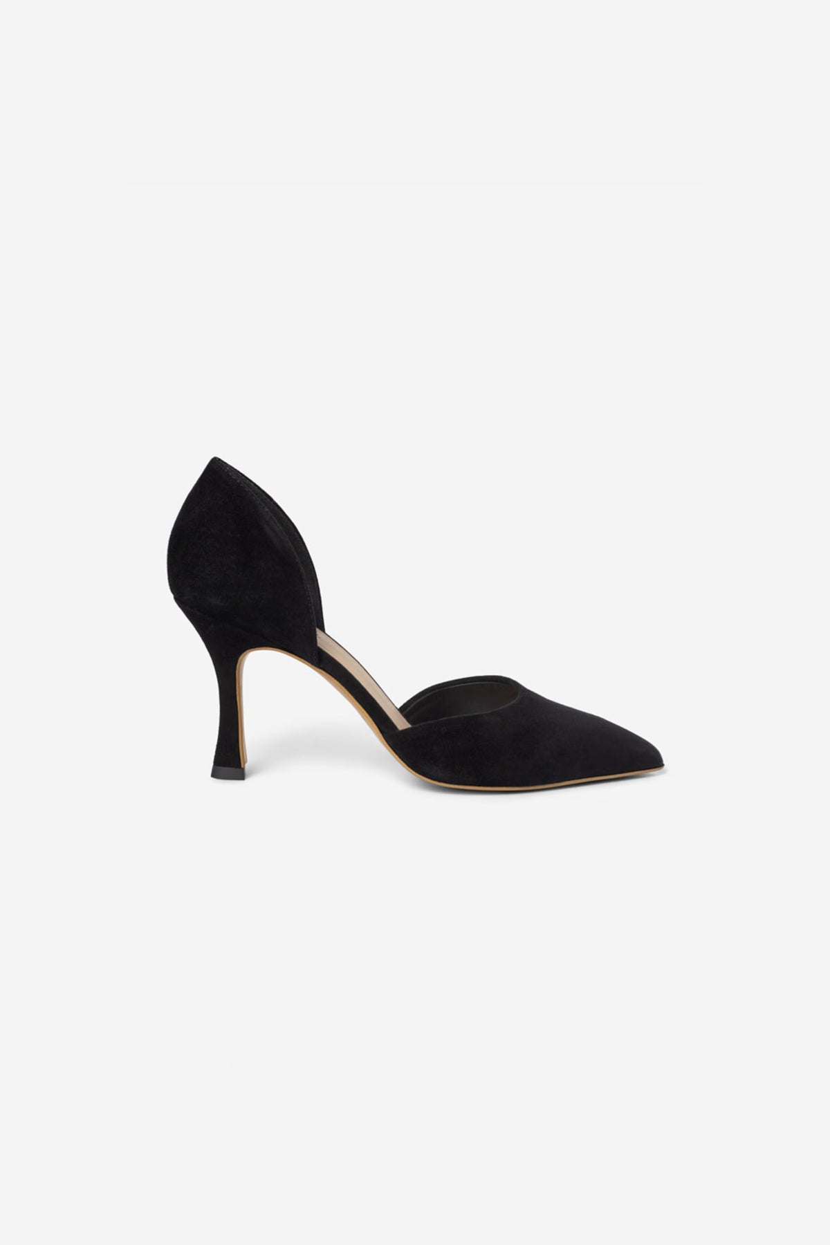 Java Pumps - Black Suede