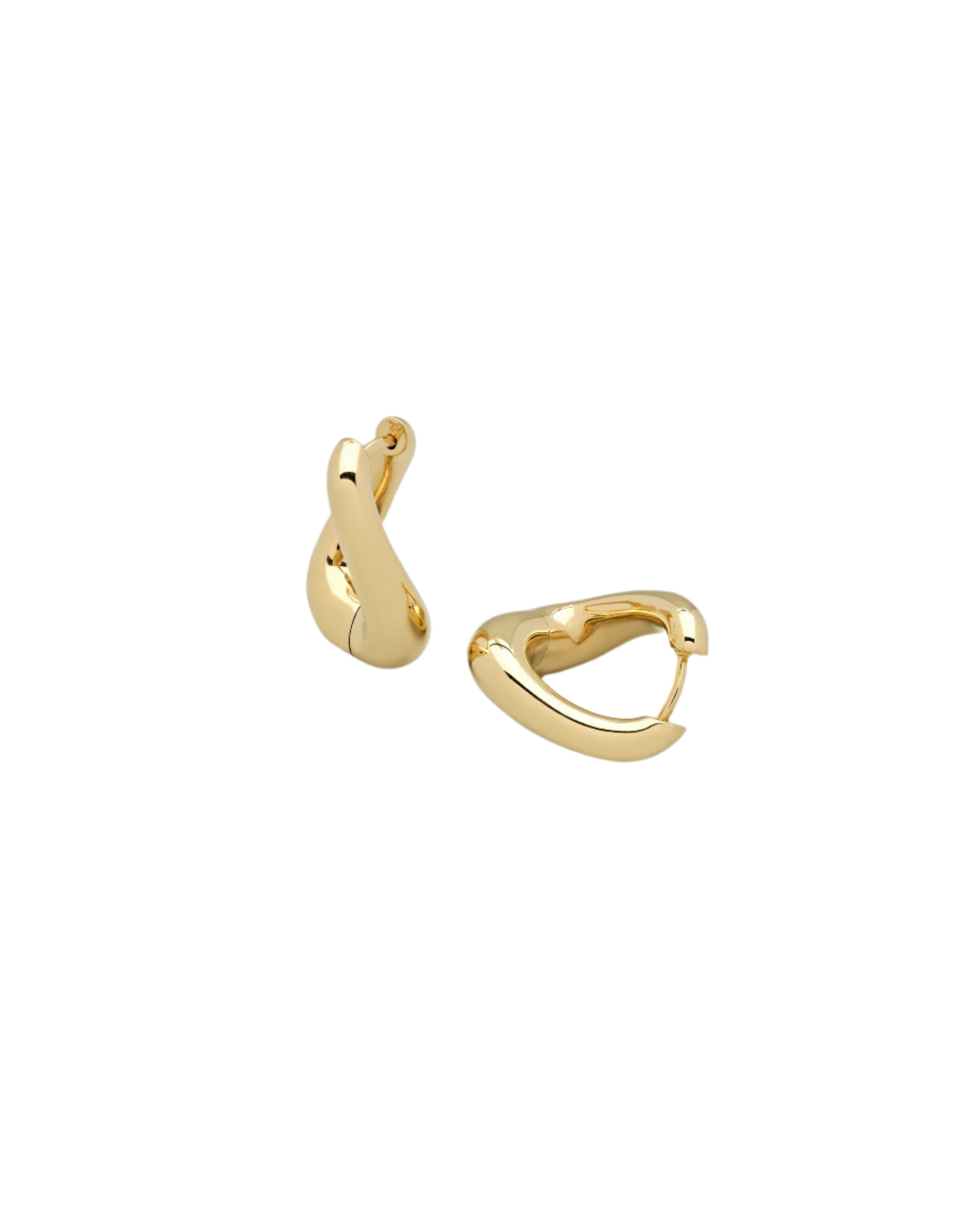 Twist Hoops - Gold