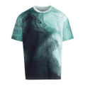 Stitch Tee - Deep Ocean Aop