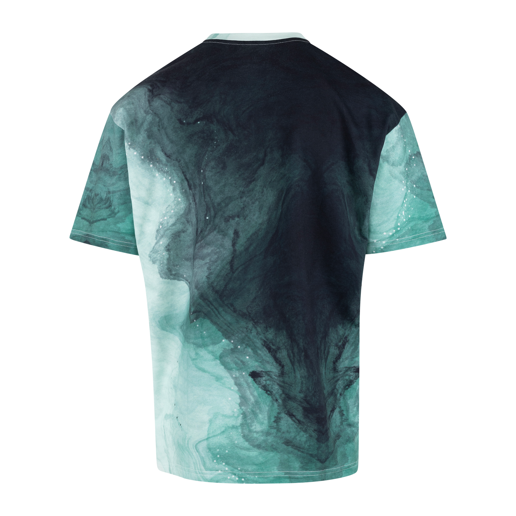 Stitch Tee - Deep Ocean Aop