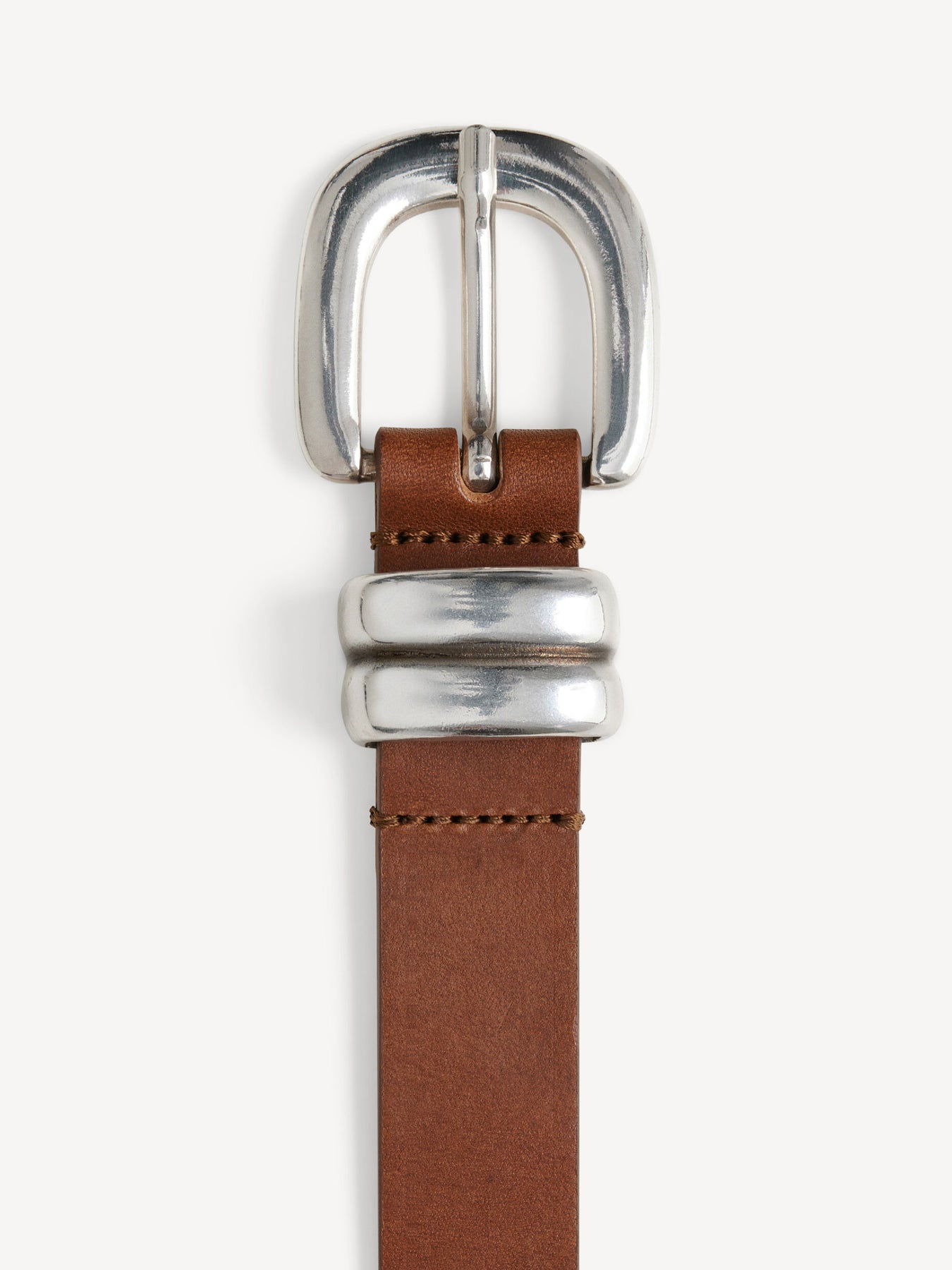 By Malene Birger Zoilo Skärp - Mörkbrun/Silver