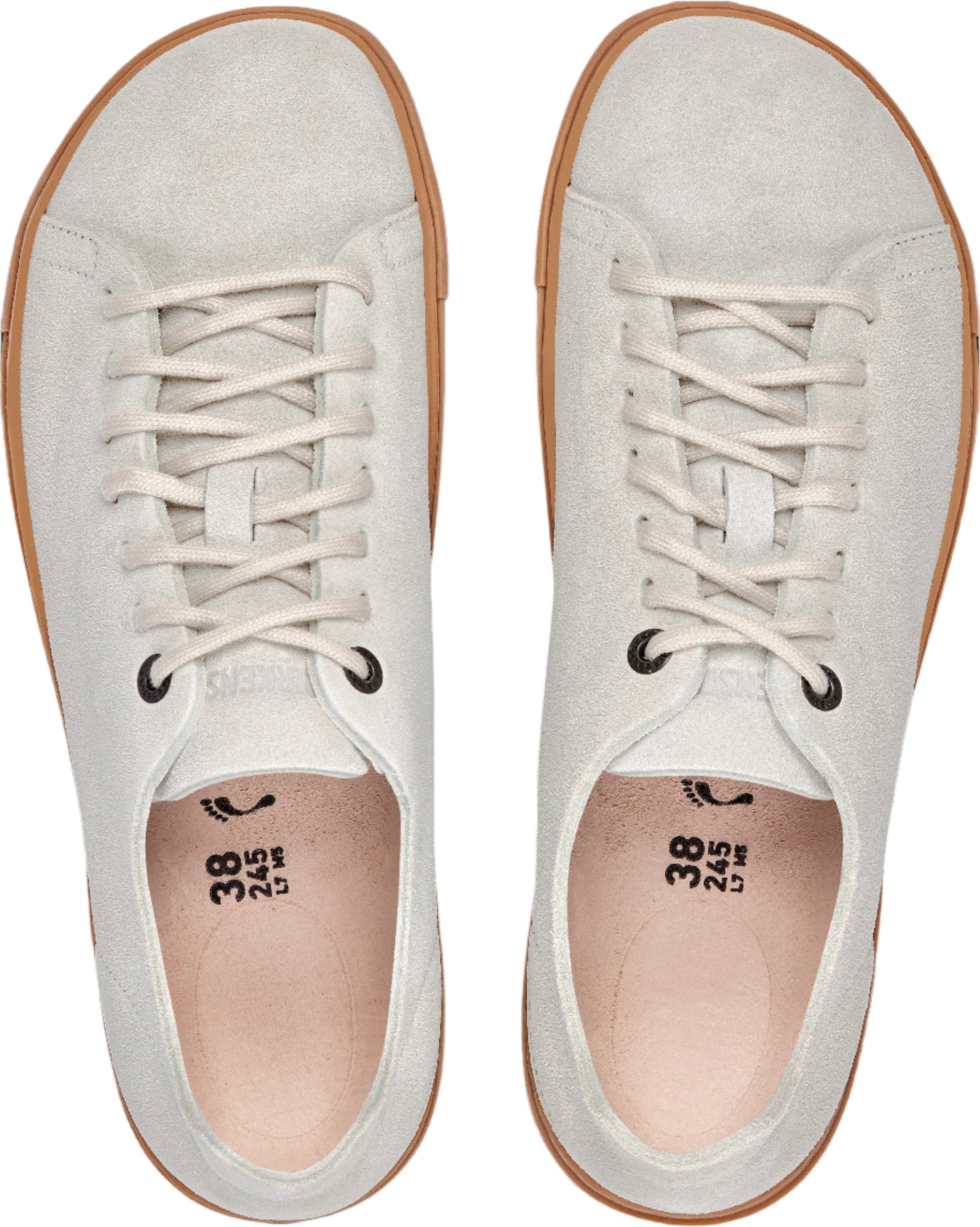 Birkenstock Bend Low Decon Nukub Narrow - Antique White