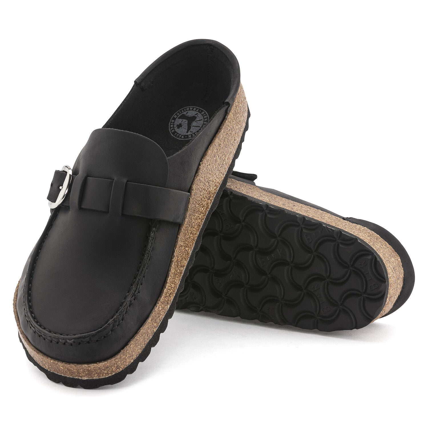 Buckley Oiled Leather Narrow - Black