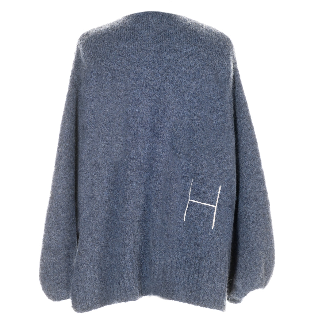 Sofie V-Neck Sweater - Blue