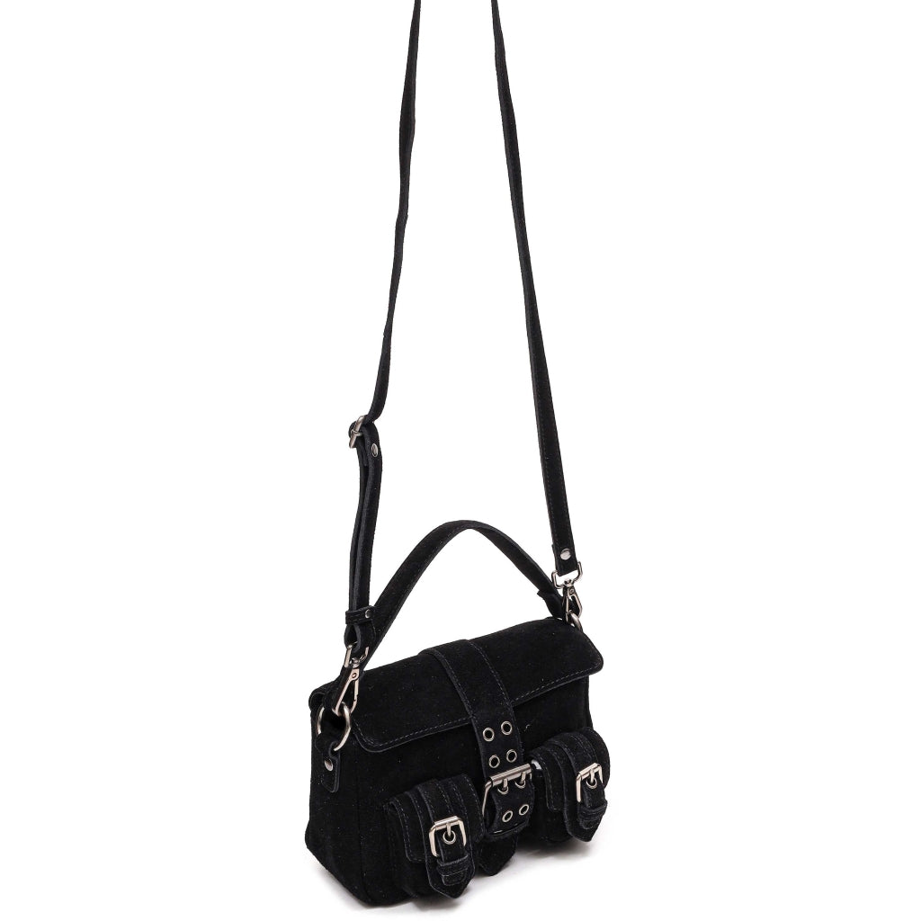Small Honey Buckle Suede - Black