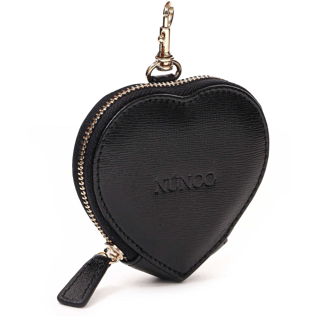 Núnoo Heart Coin Pocket Florence - Svart/Guld