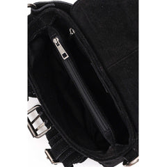 Small Honey Buckle Suede - Black
