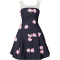 Off Shoulders Short Dress - Pink Petunia