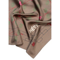 Eliza Silk Scarf Small - Dark Earth