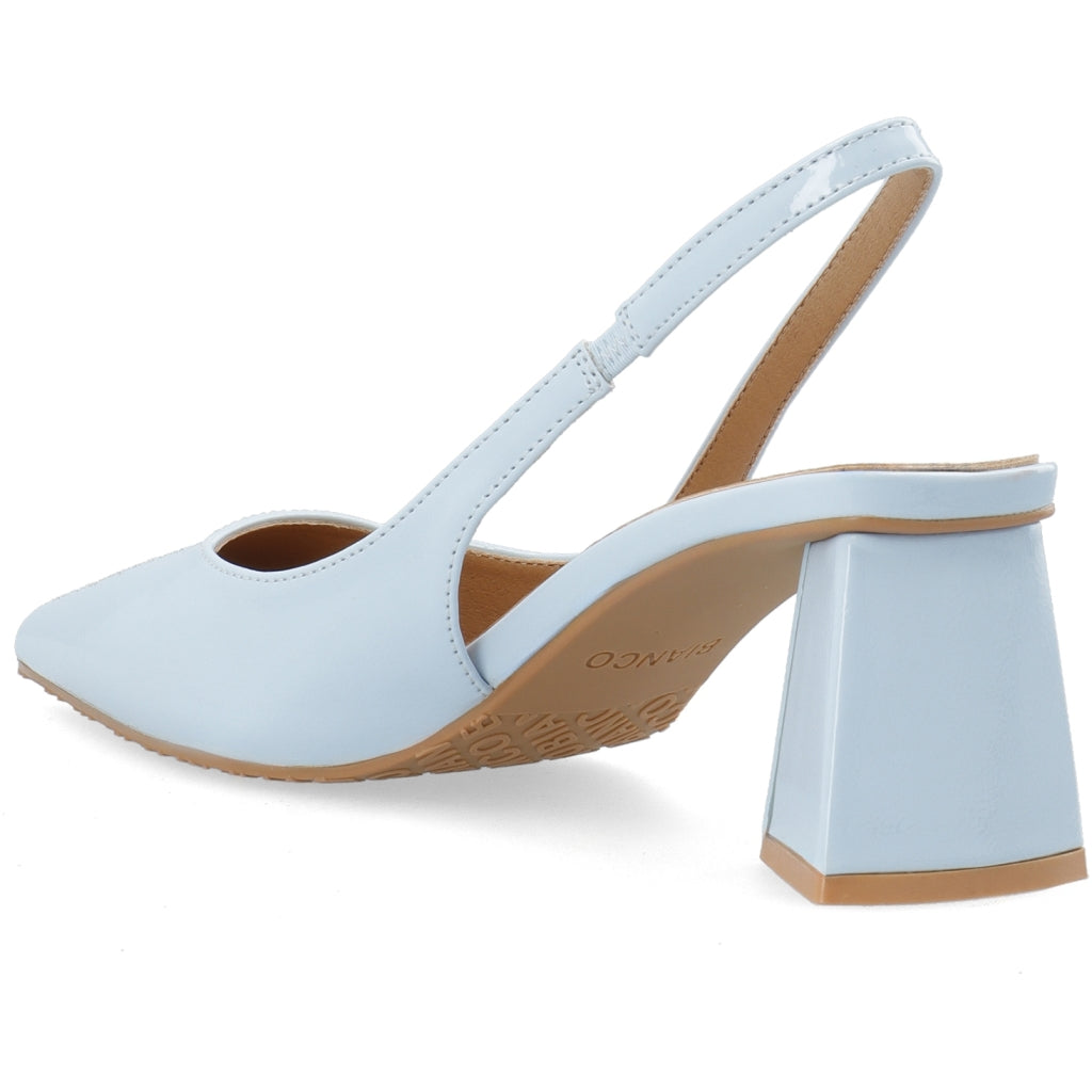 Biamaralyn Slingback Patent - Ljusblå