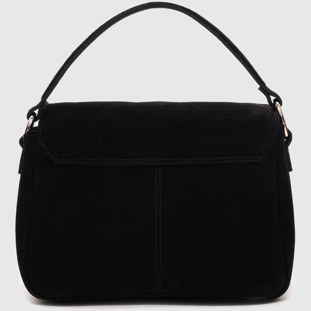 Honey Icon Suede - Black W. Gold