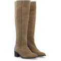 Biacarol Chelsea Knee High Boot Oily Suede - Sand