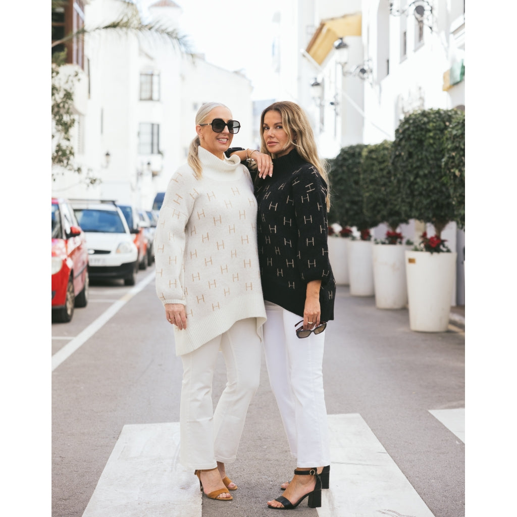 Fam Sweater Long - Vit