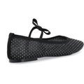Rhinestone Bow Ballerina - Black