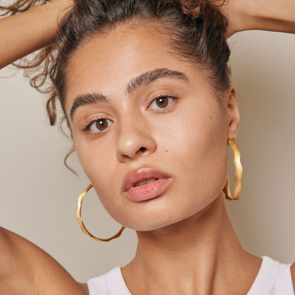 Ane Extra Large Hoops - Guld