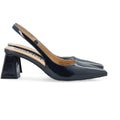 Biamaralyn Slingback Patent - Marinblå