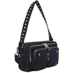 Ellie Suede - Navy W. Gold