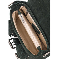 Small Honey Buckle Suede - Dark Green