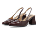 Biamaralyn Slingback Patent - Vinröd
