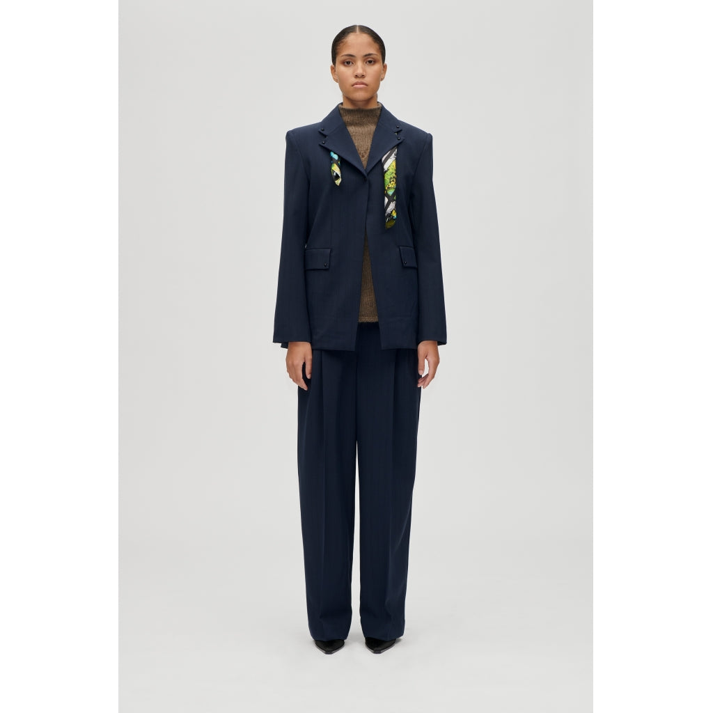 Tailored Jacket - Mörkblå