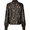 Gathered Long Sleeve Top - Magnolia Garden