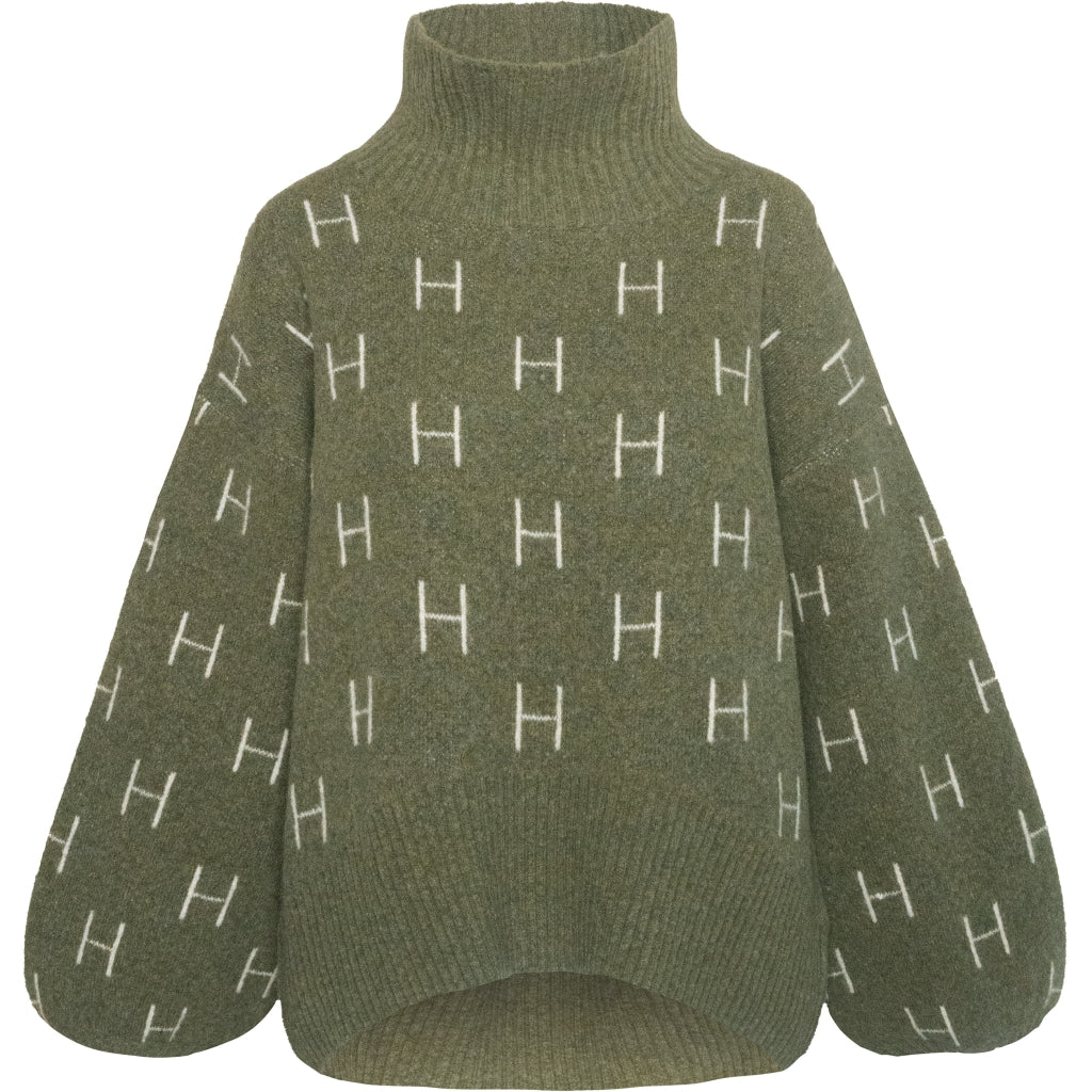 HÉST Fam Short Sweater - Winter Moss