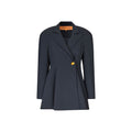 Voluminous Mini Coat Dress - Black