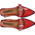 Biavictoria Single Buckle Slingback Leather - Röd Nappalak