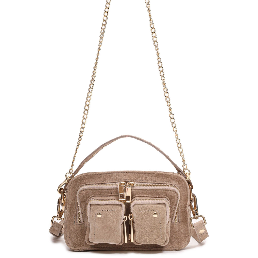 Helena Suede W. Gold - Beige