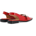 Biavictoria Single Buckle Slingback Leather - Röd Nappalak