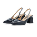 Biamaralyn Slingback Patent - Marinblå