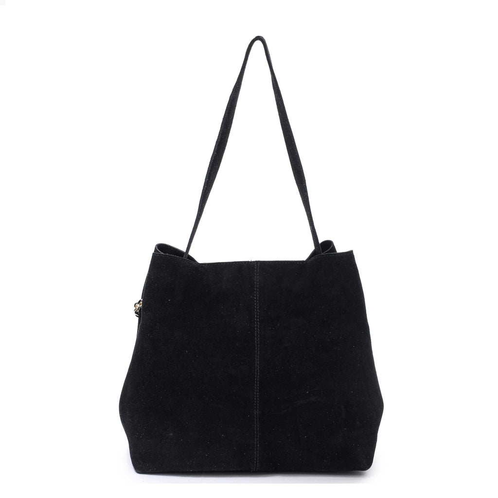 Chiara Suede W. Gold - Black
