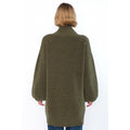 Fam Patch Long Sweater - Winter Moss