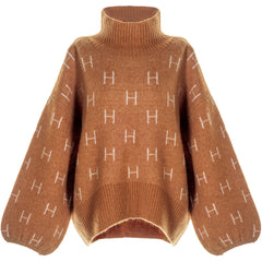 Fam Sweater Short - Leather Brown