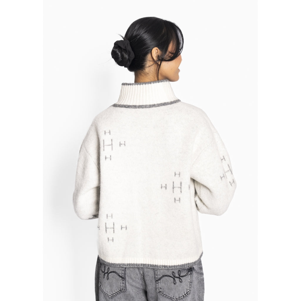 Iben Zip Jacket - White Alyssum