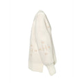 Fam V-Neck Sweater - White Alyssum