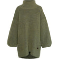 Fam Patch Long Sweater - Winter Moss