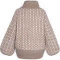 Logo Sweater - Brown Melange With White