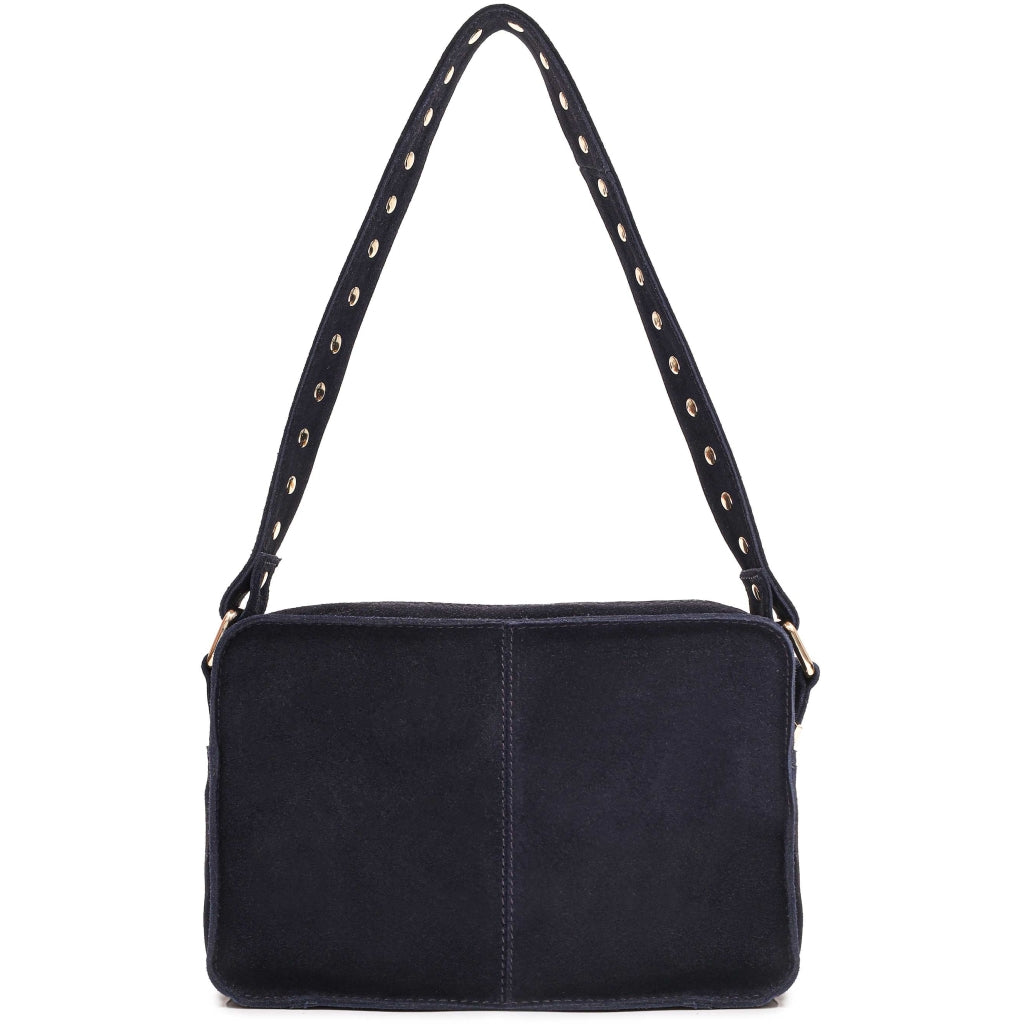 Ellie Suede - Navy med guld