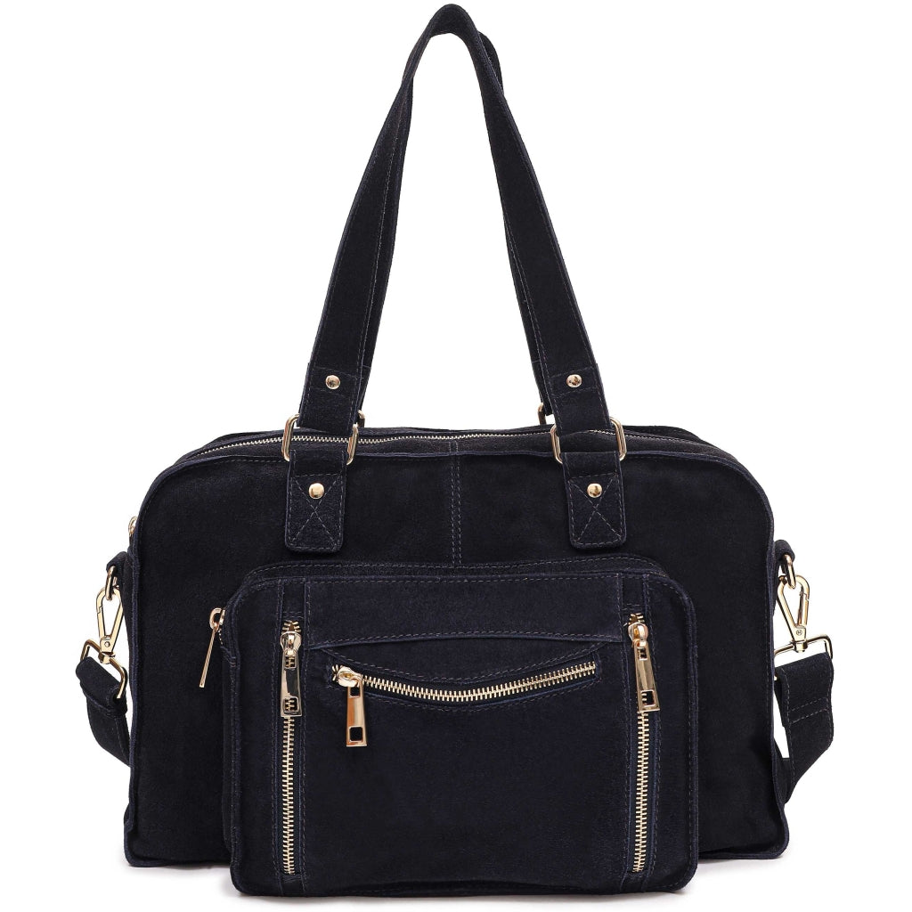 Mille Suede - Navy W. Gold