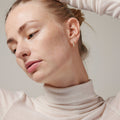 Sparkling Square Hoops - Gold