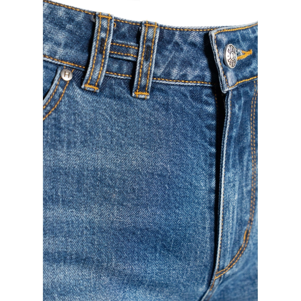 HÉST Irina Wide Leg - Medium Wash Blue Denim