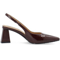 Biamaralyn Slingback Patent - Vinröd