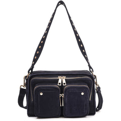 Ellie Suede - Navy W. Gold