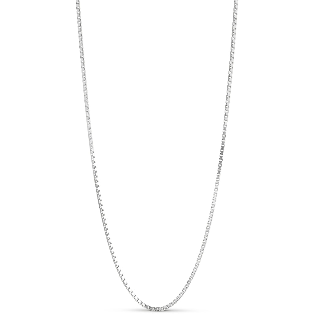 Box Chain Necklace - Silver