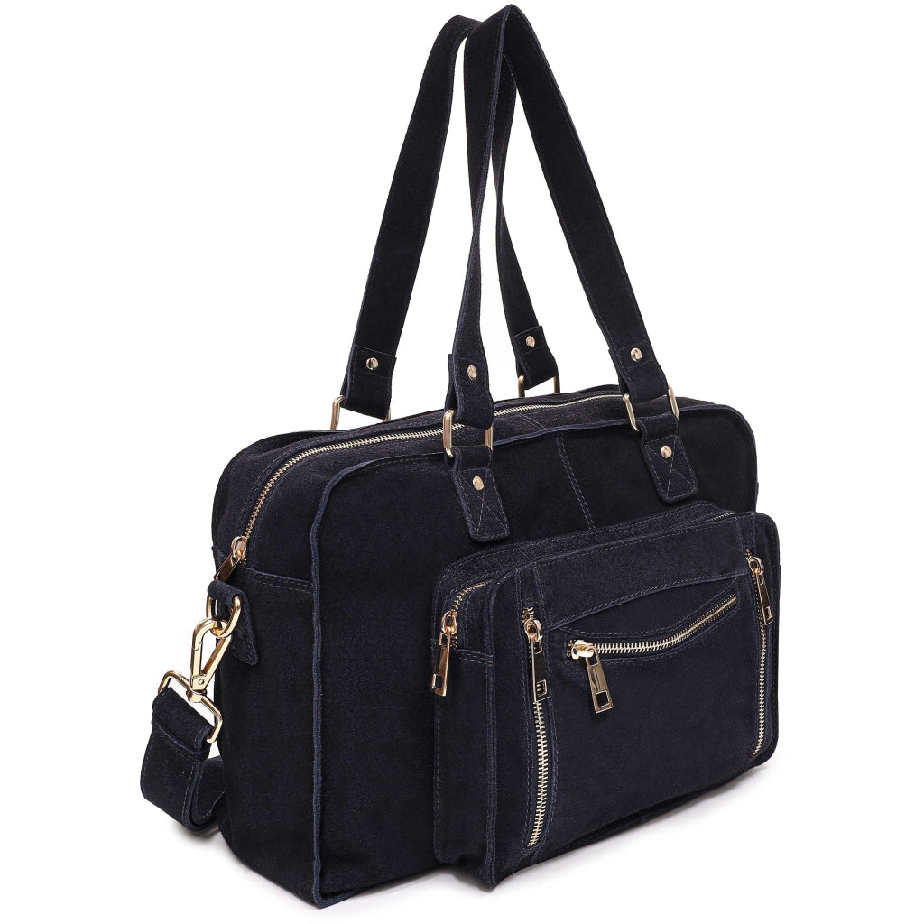 Mille Suede - Navy W. Gold
